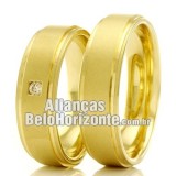Alianças em ouro para casamento e noivado Bh